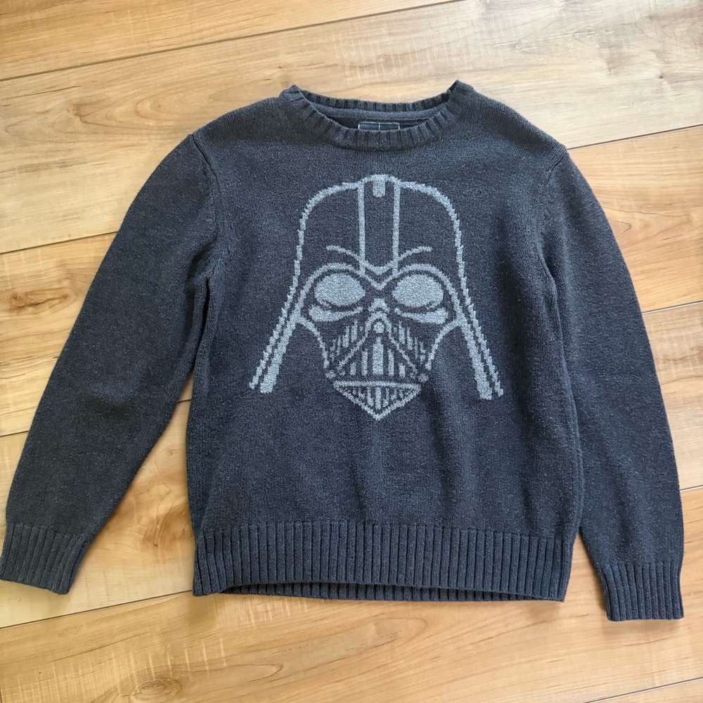 GAP kids Charcoal Sweater with Iconic Graphic